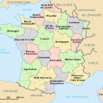 Carte des régions de France